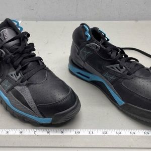 Nike Air Men's Black/Slate/Blue Basketball Sneakers - Size 10.5